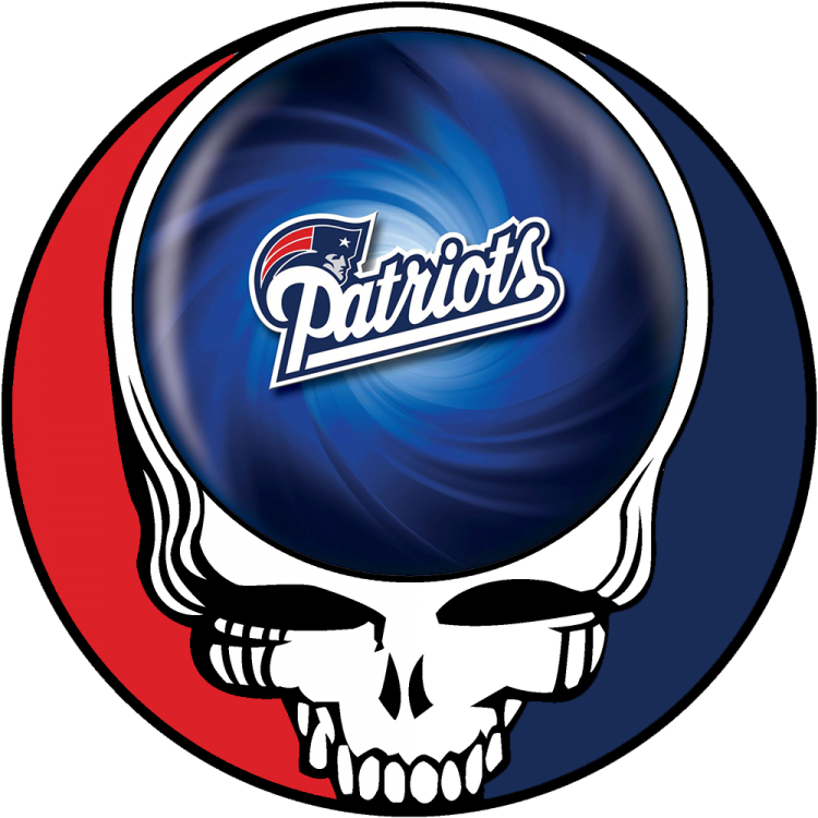 New England Patriots skull logo DIY iron on transfer (heat transfer)